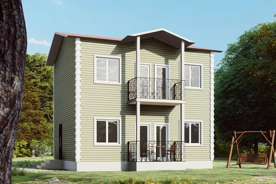 Akhisar prefabrik ev | Çelik Ev - 112m²